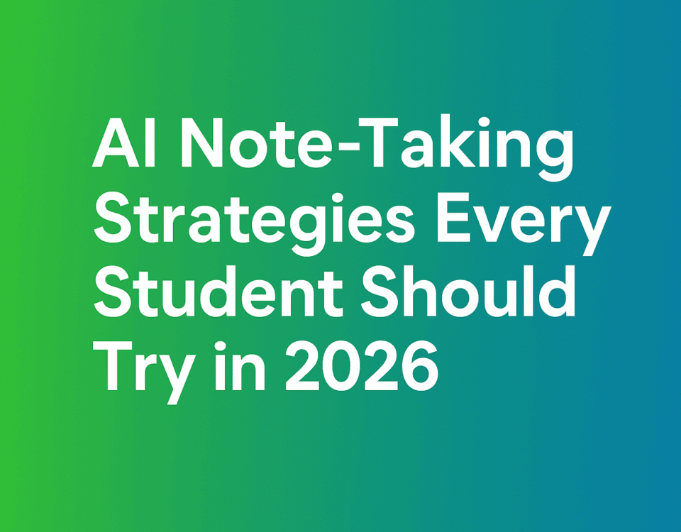AI Note-Taking: Student Strategies, Workflows, and Tools (2026 Guide)
