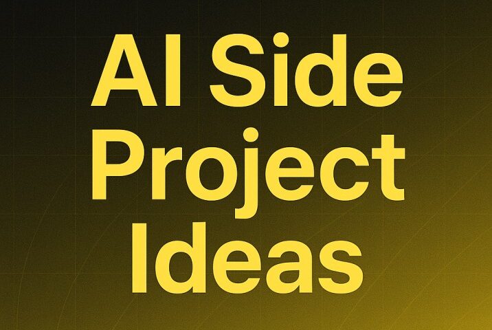 8 AI Side Project Ideas for Beginners.