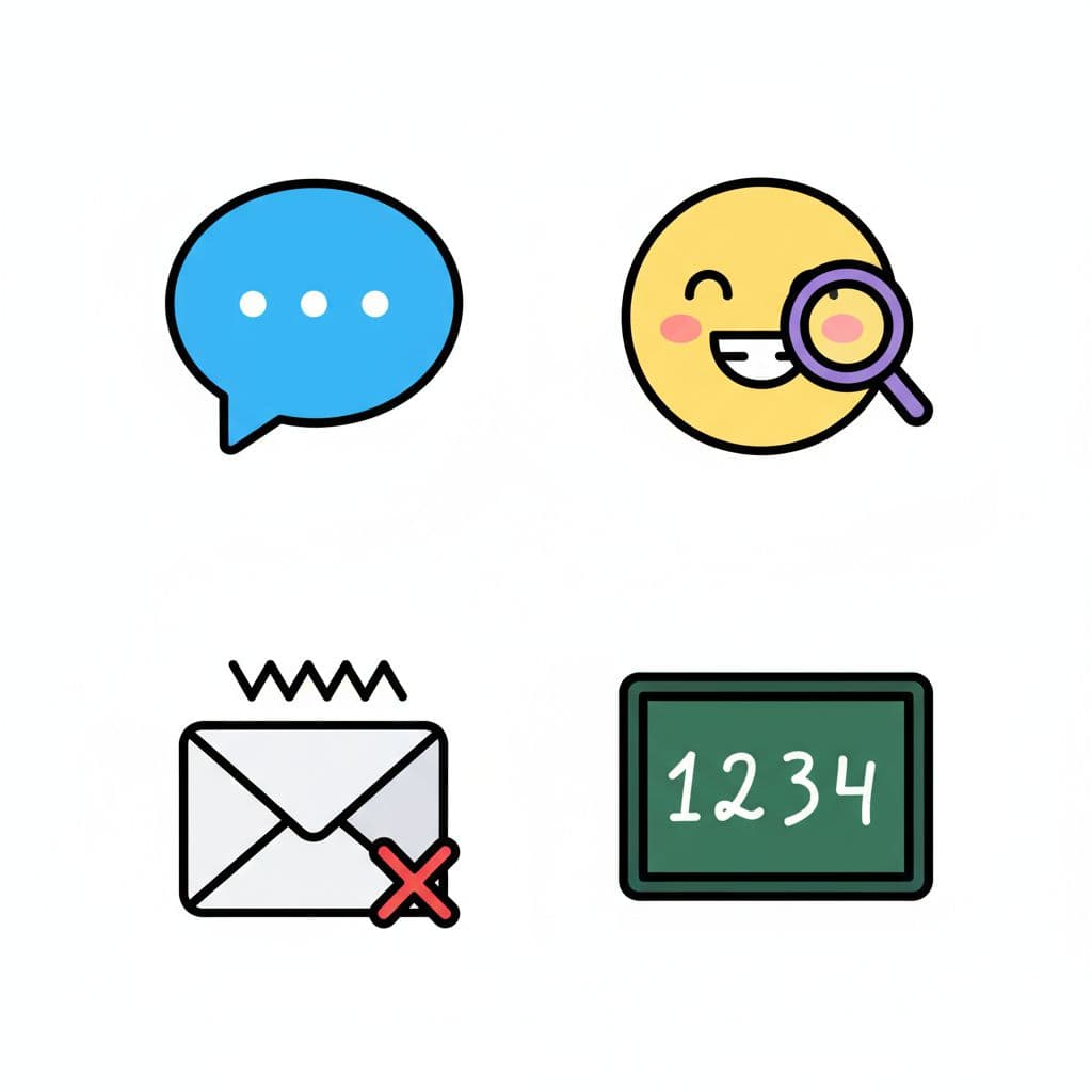 Clean icon set for four weekend-friendly AI projects