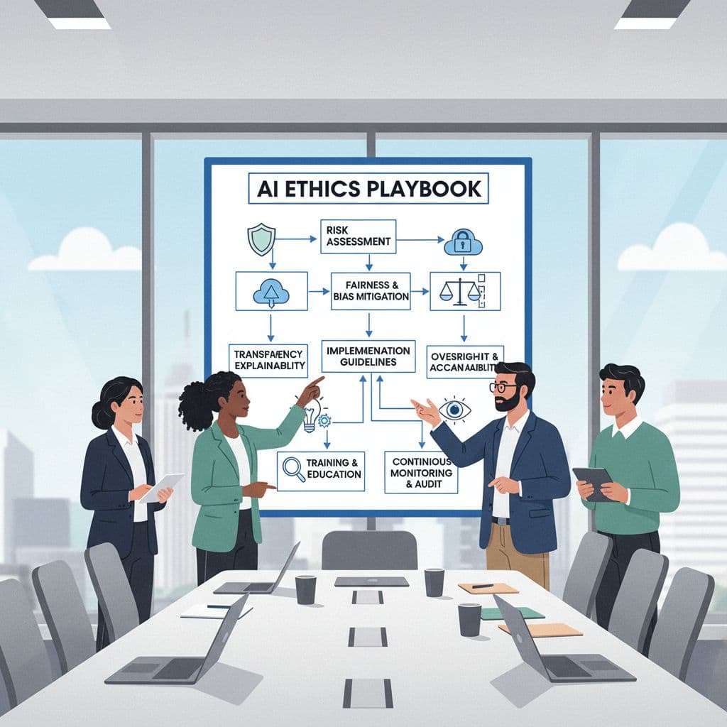ai ethics flowchart team meeting whiteboard