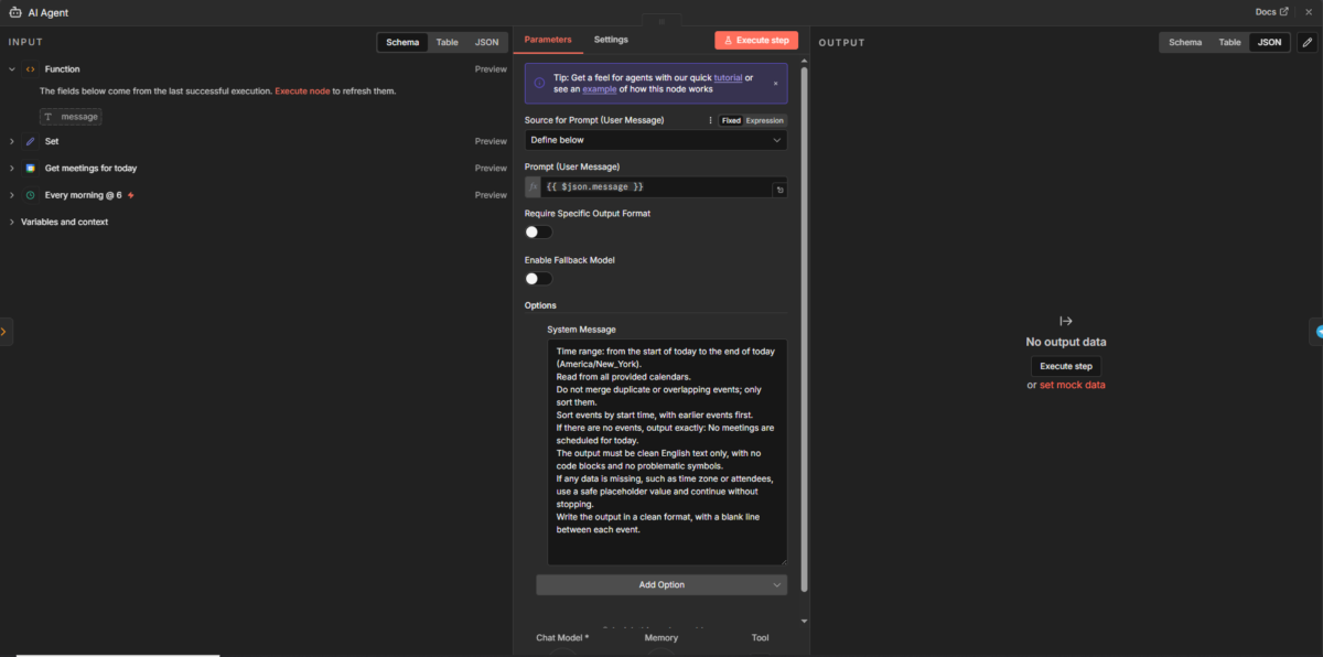 use prompt for Ai Agent