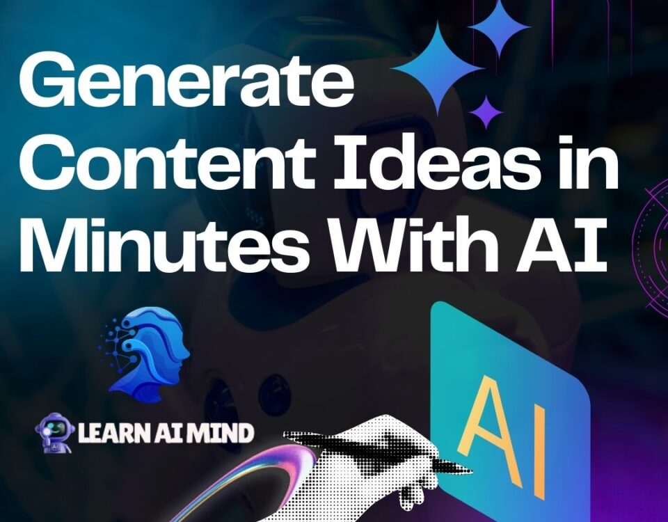 Generate Content Ideas in Minutes with ai