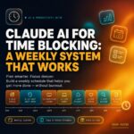 Claude AI for Time Blocking: A Weekly System That Works