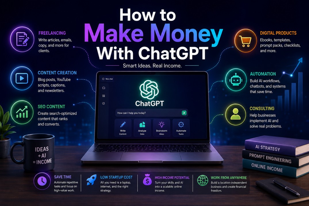 How to Make Money With ChatGPT (2026 Guide)