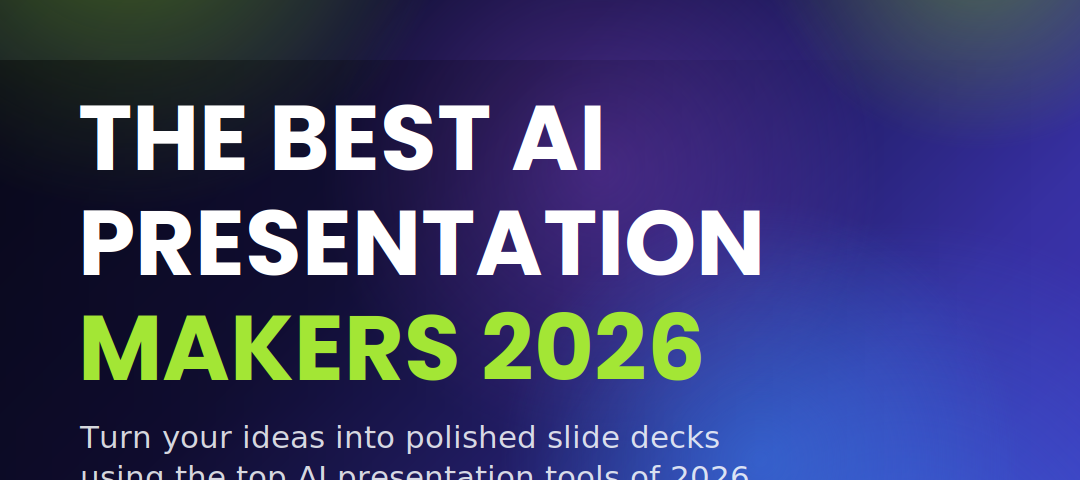 AI Tools for Presentations: 10+ Best AI Presentation Makers in 2026