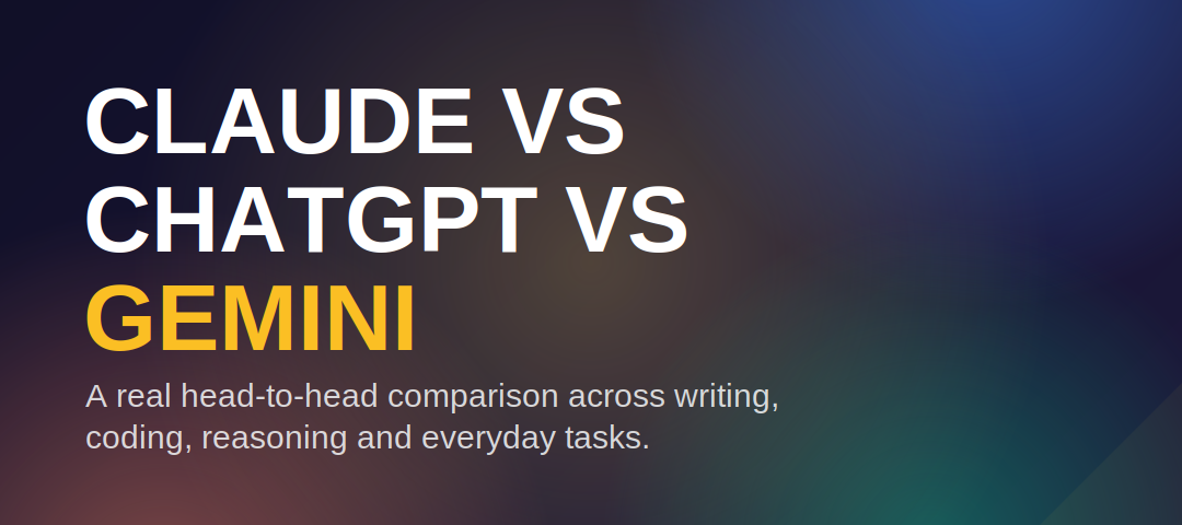 Claude vs Chatgpt vs Gemini