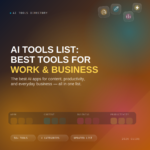 AI TOOLS LIST