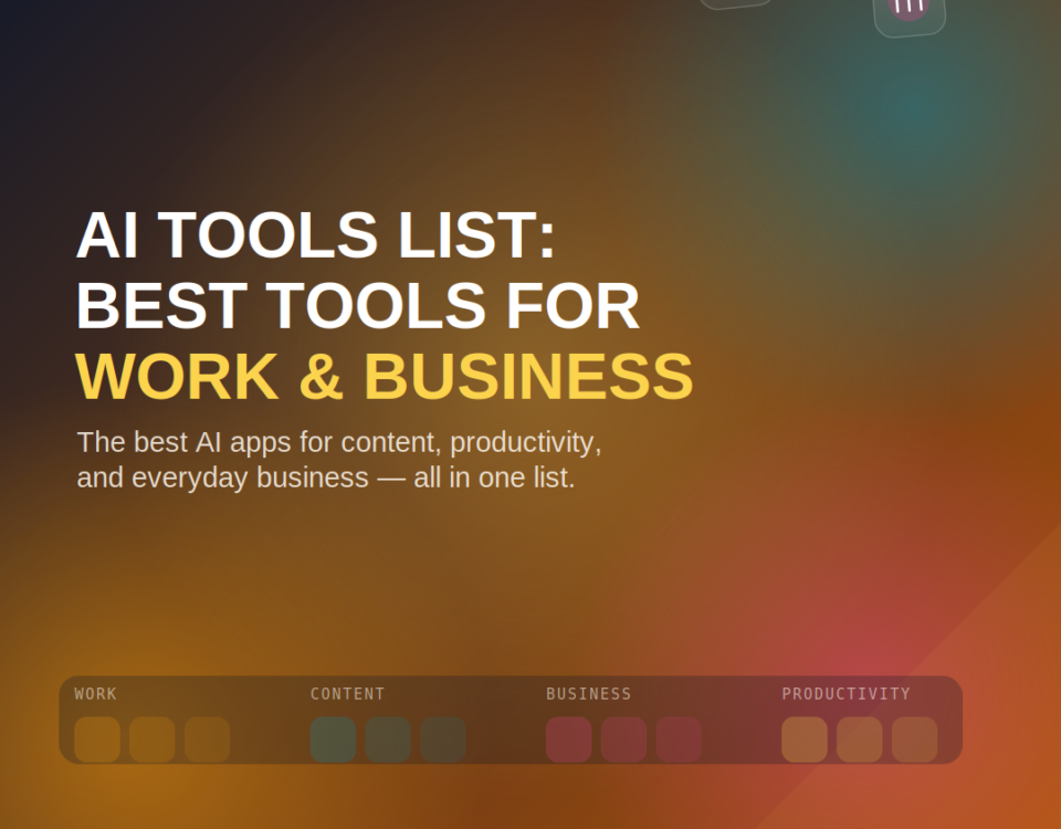 AI TOOLS LIST